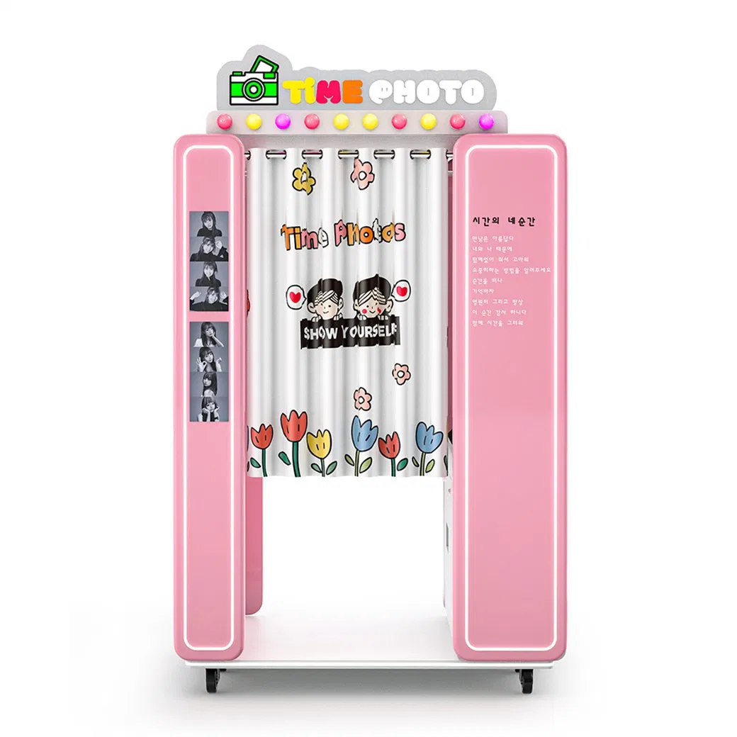 2024 New Portable Selfie Business Photo Booth Vending Machine High Quality Camera