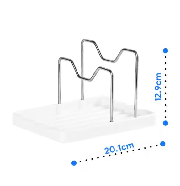 Creative Cutting Board Pot Cover Rack Utensil Rest Holder Spoon Spatula Storage Rack