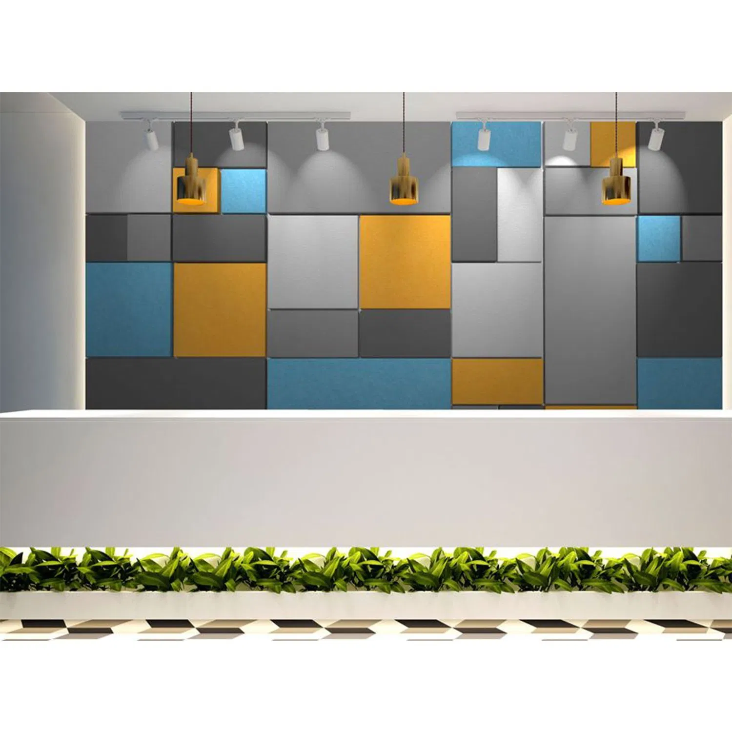 100% Recycle 9mm Pet Acoustic Panels Sound Absorb Polyester Acoustic Solution Materials