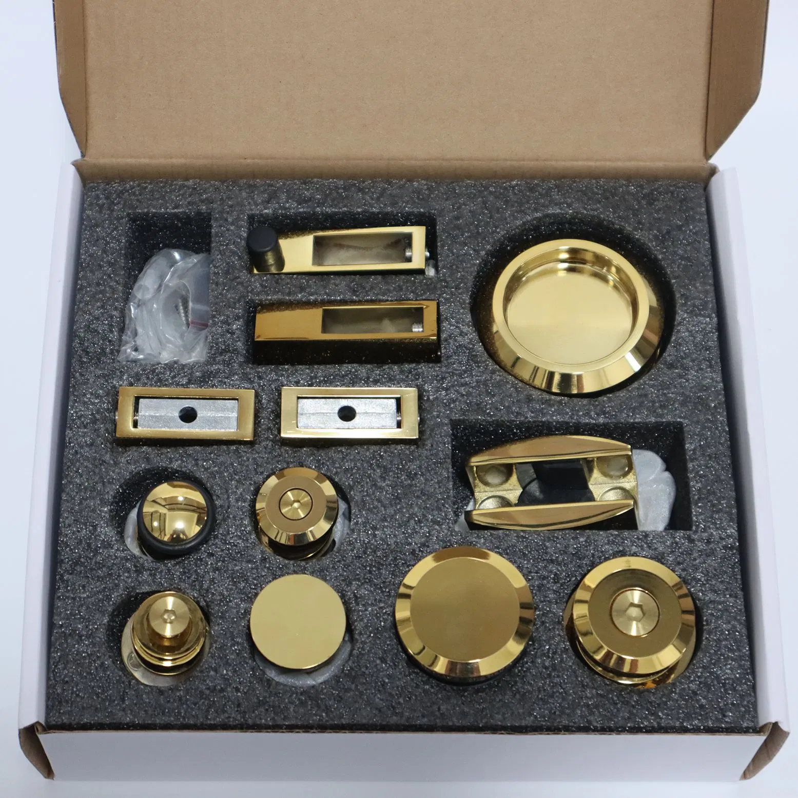 Durable Glass Shower Door Pulley System with Bathroom Accessories