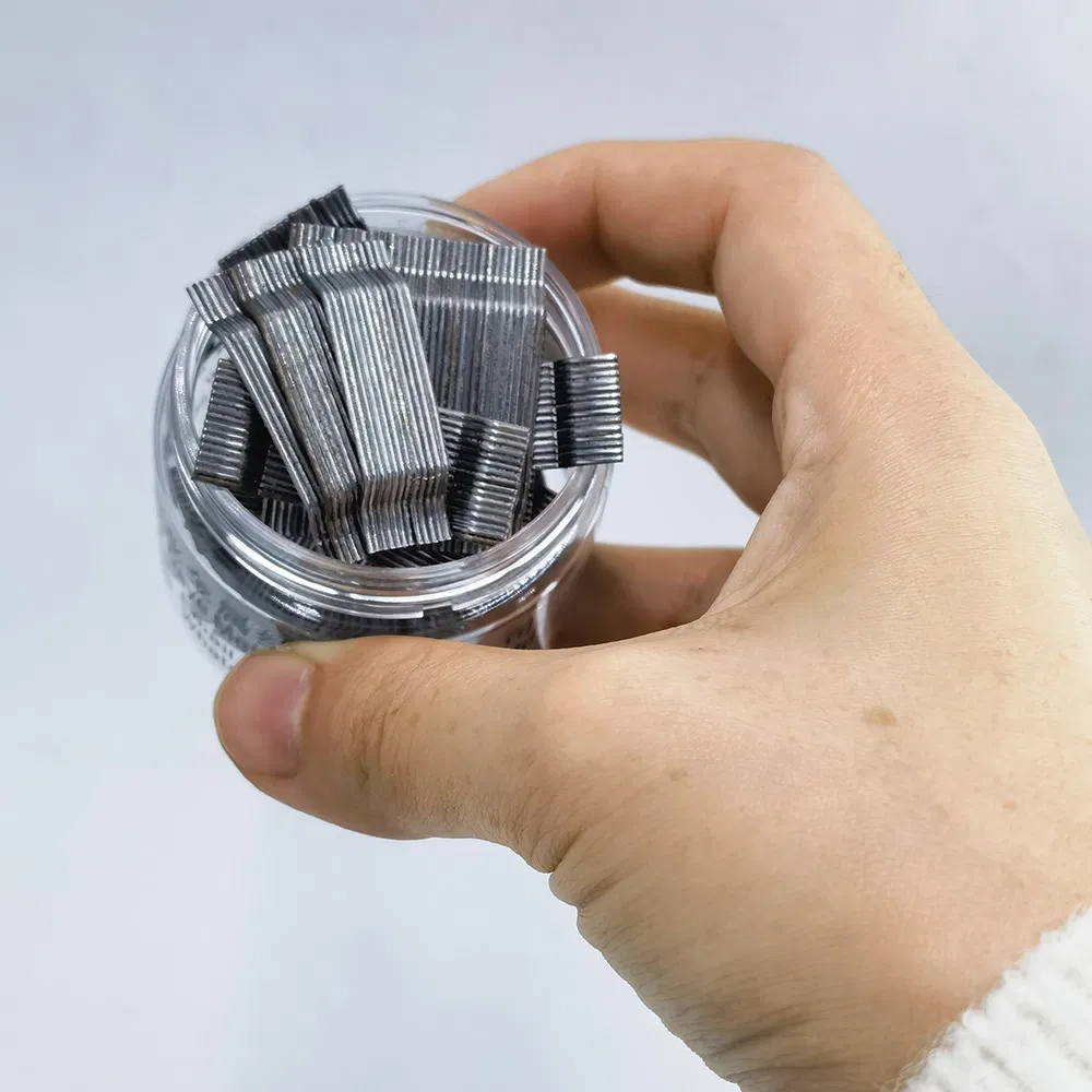 Strip Steel Fibers for Concrete Reinforcement - Mesh Distribution Ensures Rapid Mixing