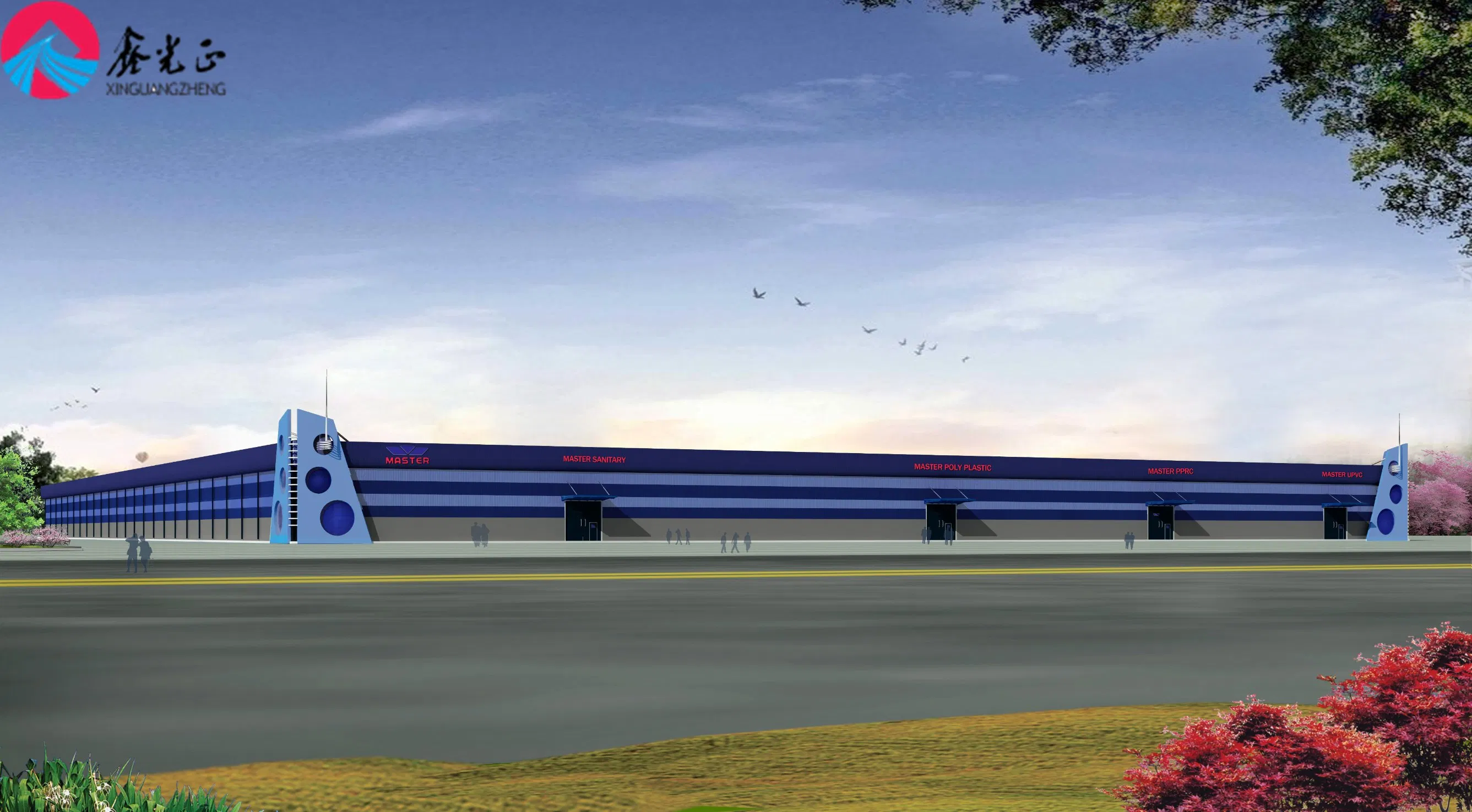 Customized Steel Structure Car Garage Hangar Factory Warehouse Workshop