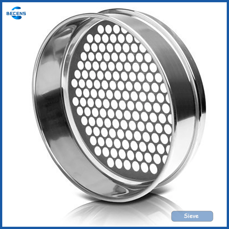 10-50cm 304 Stainless Steel Test Sieves Lab Sieves 45 Micron 325 200 Mesh Round Shape Stainless Steel Lab Test Sieve
