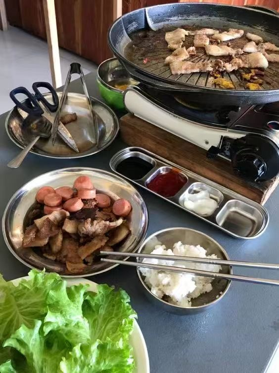 Korean Restaurant Rice Noodles Food Serving Chopsticks 304 Stainless Steel Square Headed Full Square Chopsticks