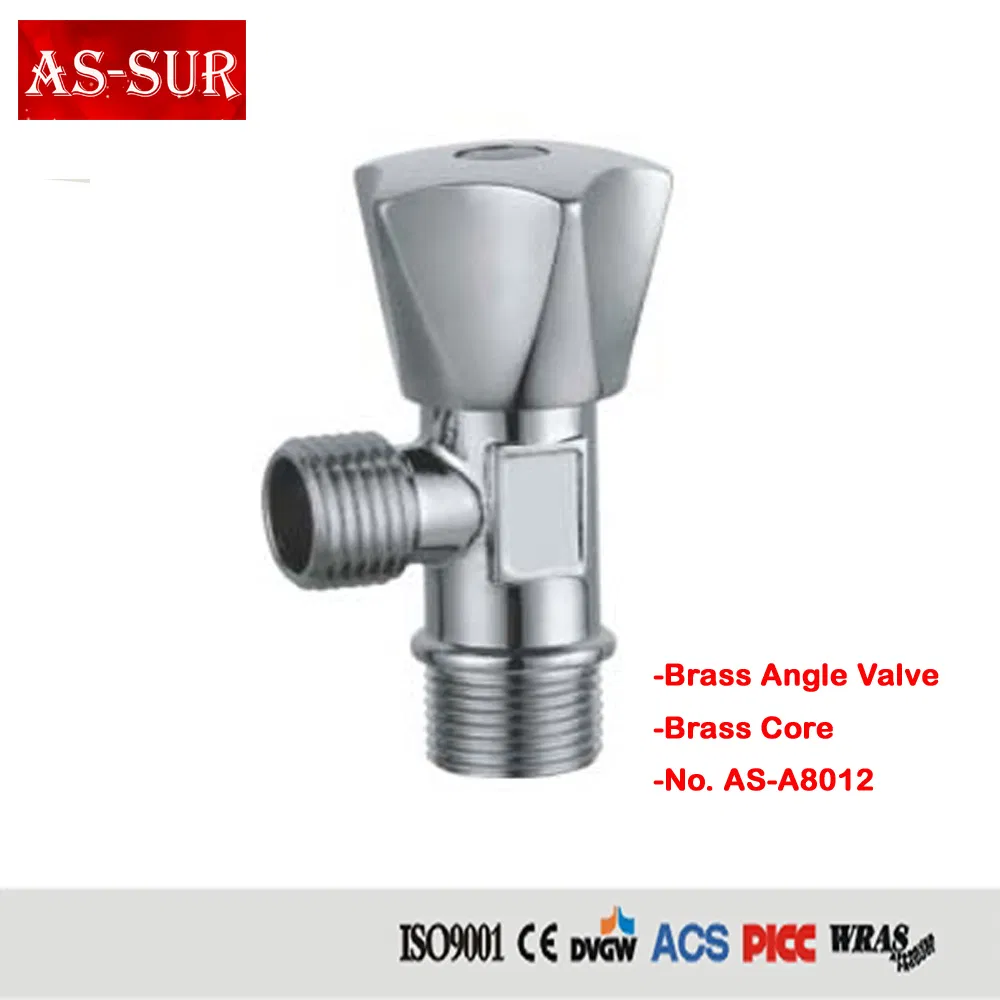 Угловой кран с нажимной кнопкой A9003, хром