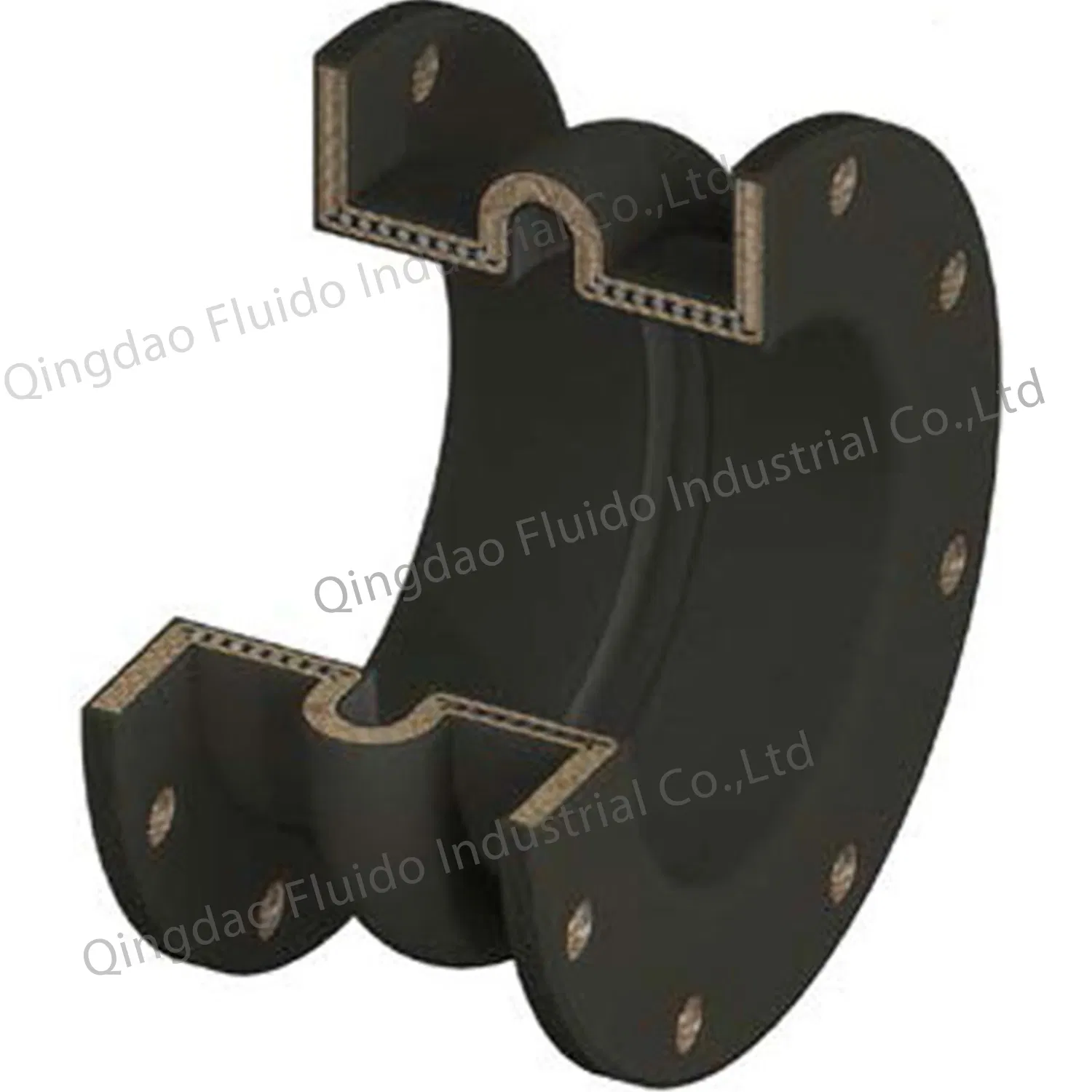 Single Sphere Bellow Rubber Expansion Joints with Flanges Pipe Expansion Joints