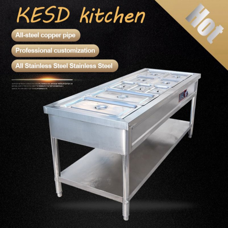 Canteen Catering Commercial Buffet Electric Big Food Warmer Showcase Thermostat
