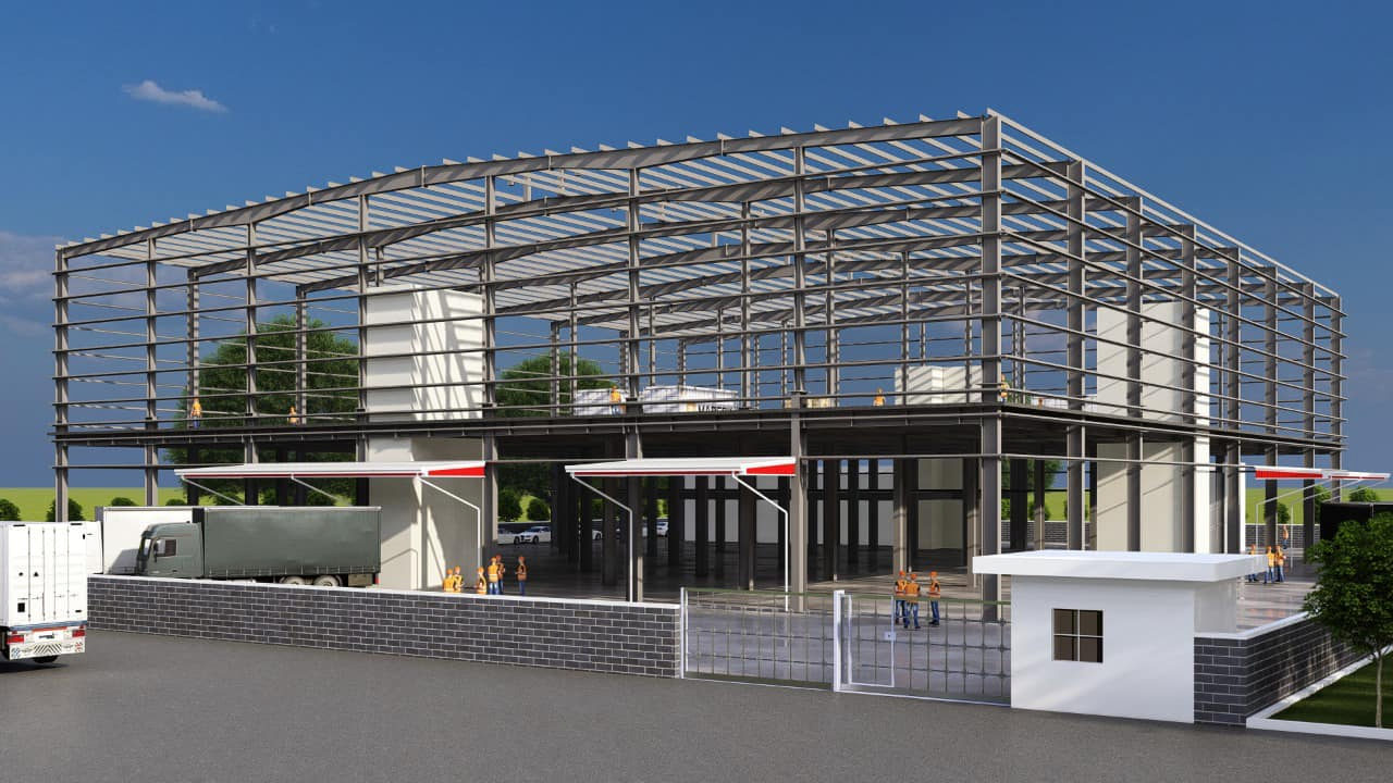 Quick Install Factory Prefabricated Steel Structure Slaughter Workshop