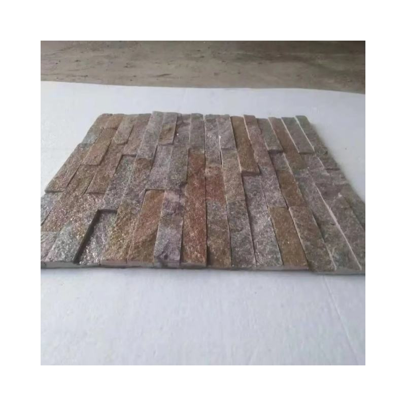 High Quality Rusty Red Natural Stone Slate Wall Tiles Panel Culture Stone Veneer for Decorative Interior Fireplace