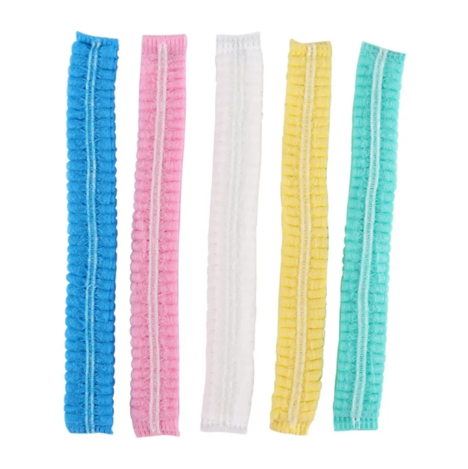Big Disposable Non Woven Cap Bouffant Caps Disposable Round Head Cap