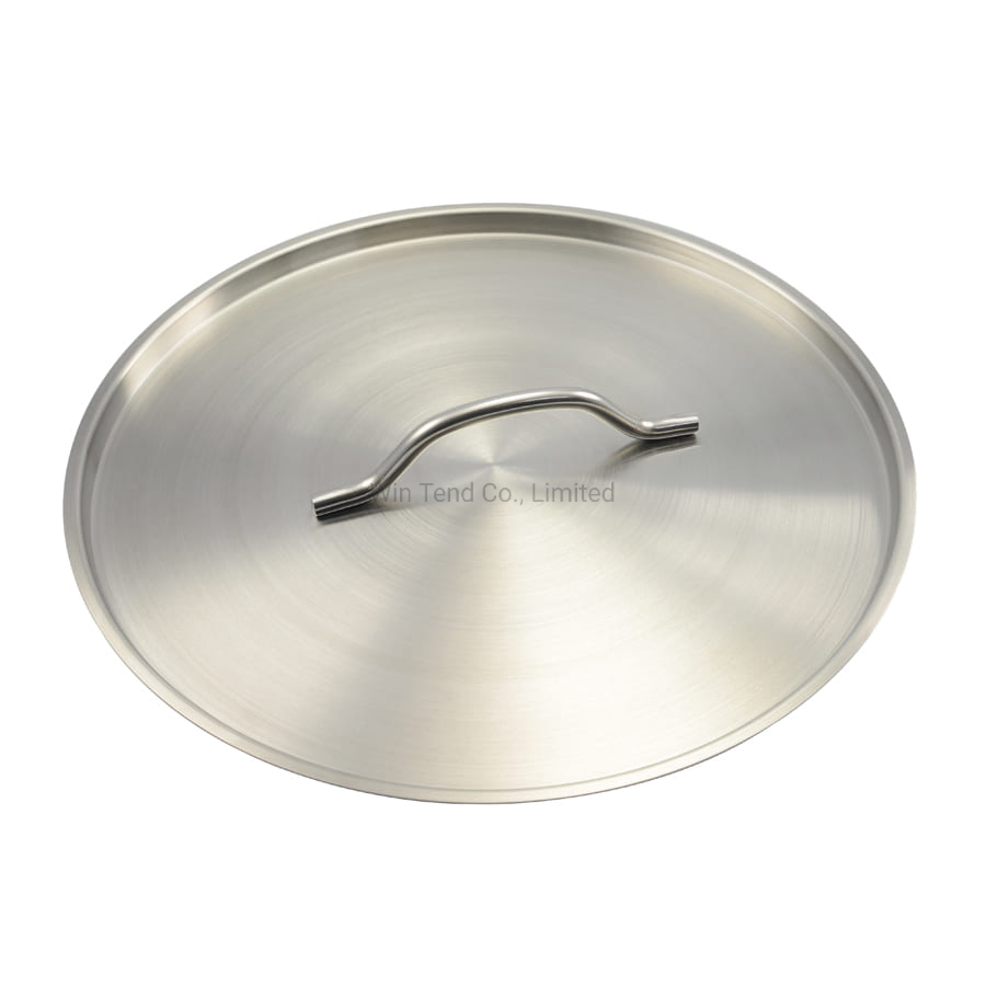 03 Style Stainless Steel Kitchen Equipment Steamer Induction Stock Pot with Sandwich Bottom