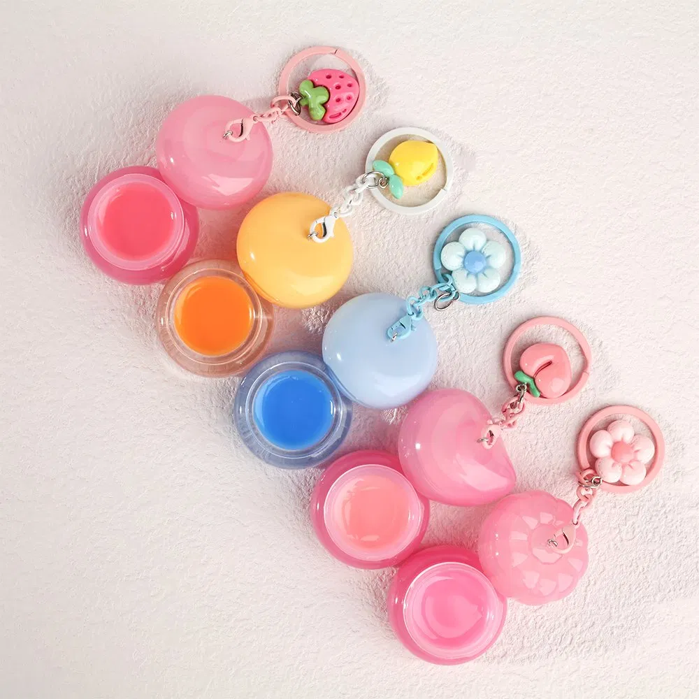 Cartoon Macaron Lip Mask Set Vegan 5 Flavors Lip Balm Long-Lasting Hydration
