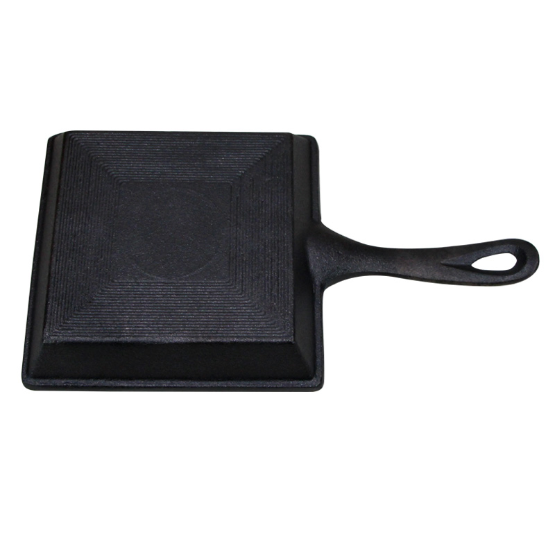 Pre-Seasoned Cast Iron Combo: Sandwich Pan, Skillet & Frying Pan - 3-in-1 Cookware Set