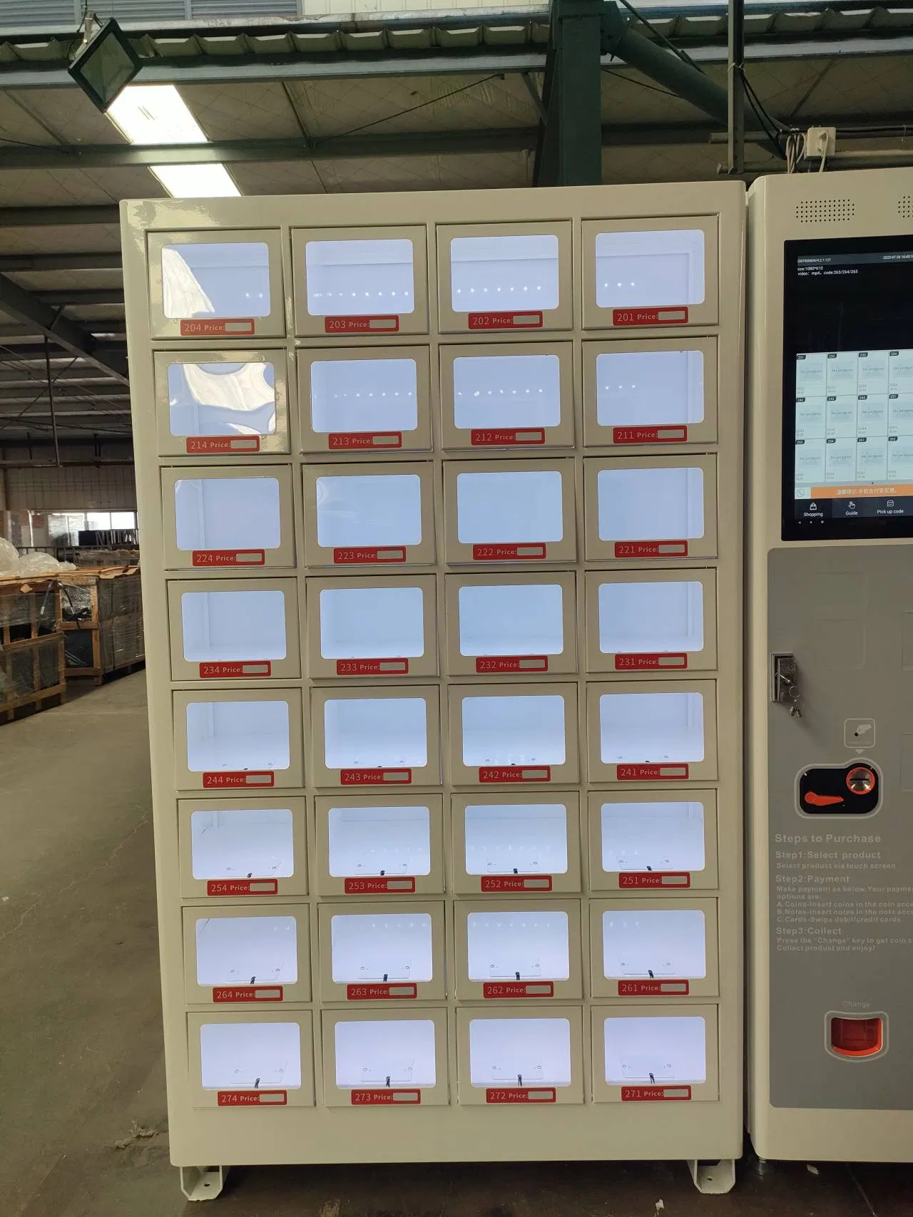 Focusvend 2024 Hot Sale Locker Vending Machine with Refrigerator