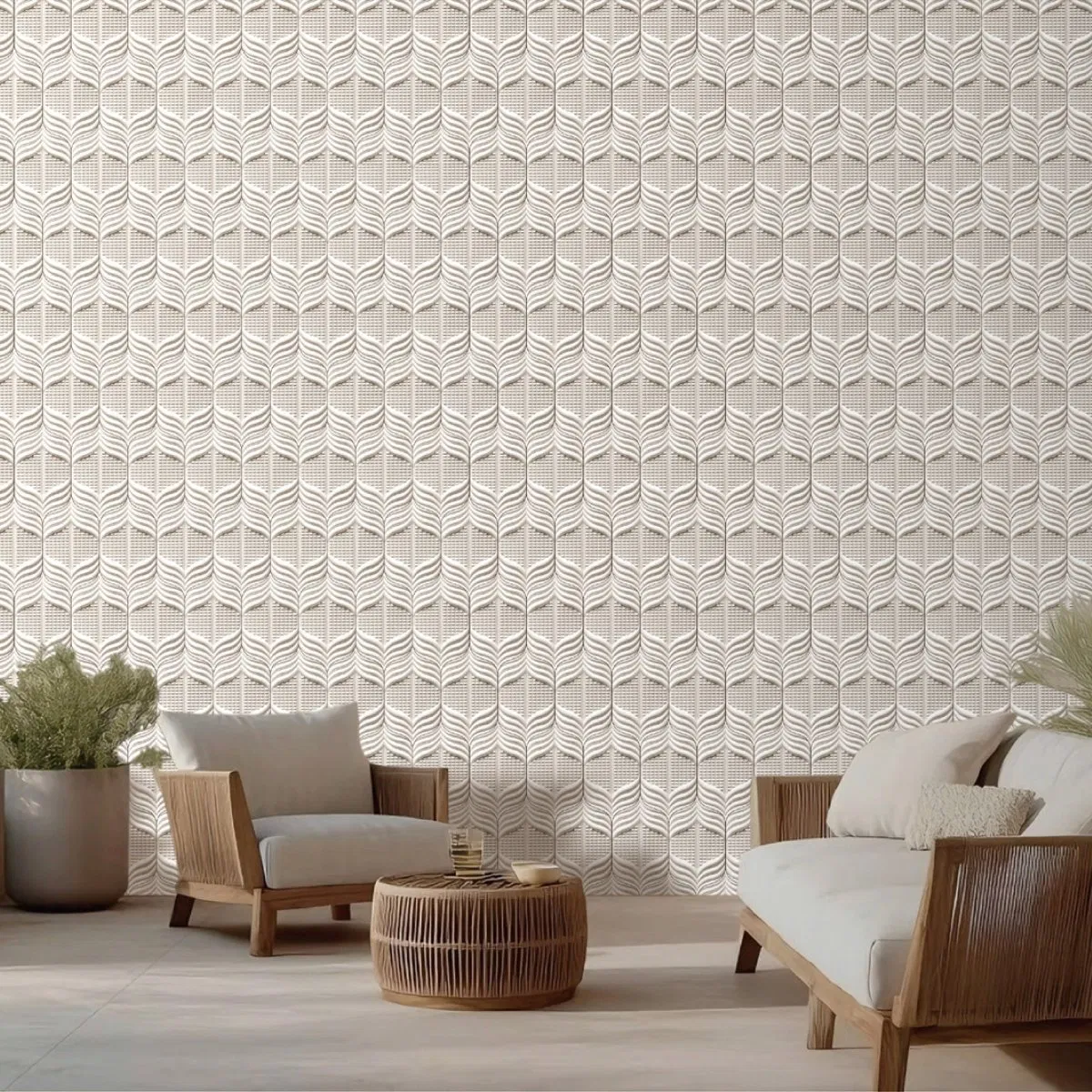 3D Design Concrete Brick for Hotel Hall Mall Indoor Outdoor Wall Cladding Eco-Friendly Ripple 300*260*18mm