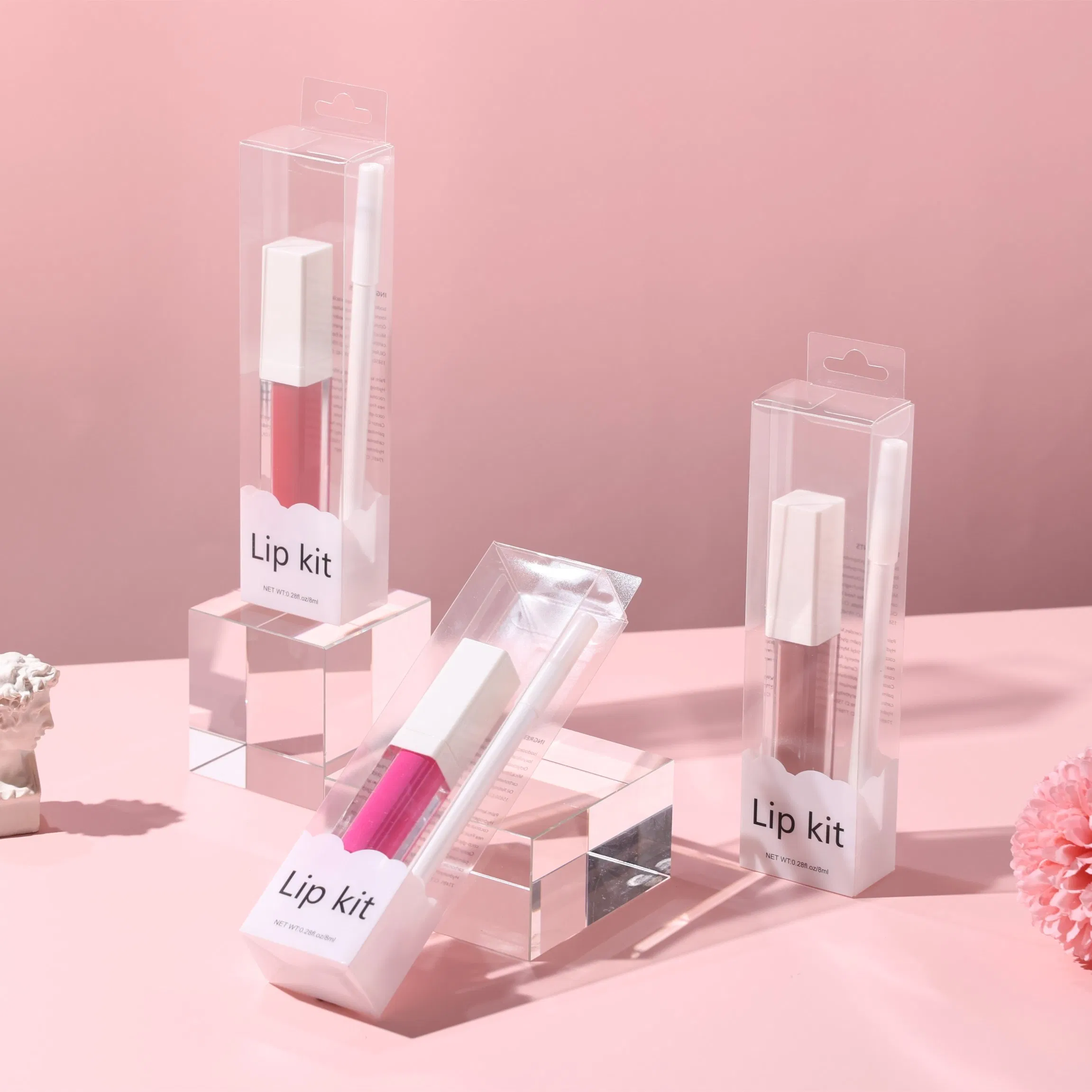 Wholesale Liquid Matte Lipstick with Lip Liner Kit Private Label Lipliner and Gloss Lip Gloss and Liner Set