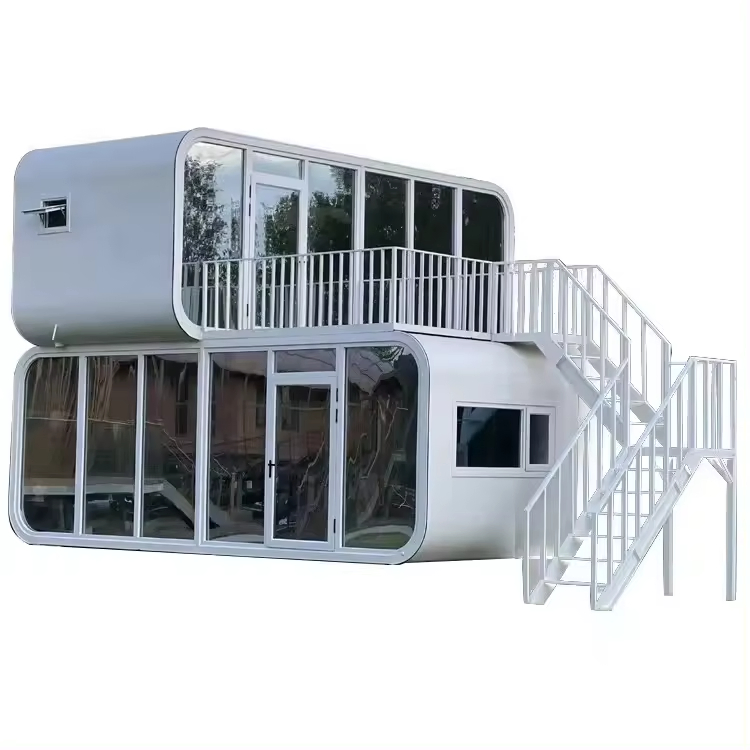 2024 New Style Movable Prefab Apple Cabin Container House Moveable House