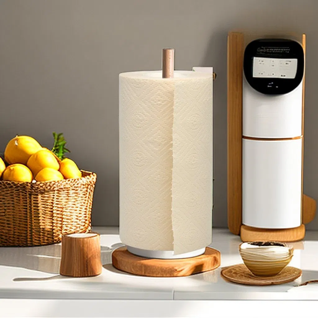 Bamboo Virgin Pulp Unbleached High Quality Laminated 2 Ply Blotting Paper Kitchen Paper Towel Kitchen Roll Tissue Paper Towel