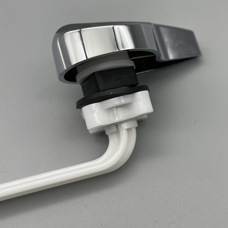 Front Mount Plastic Flush Handle Chrome ABS Toilet Tank Fitting Handle Lever