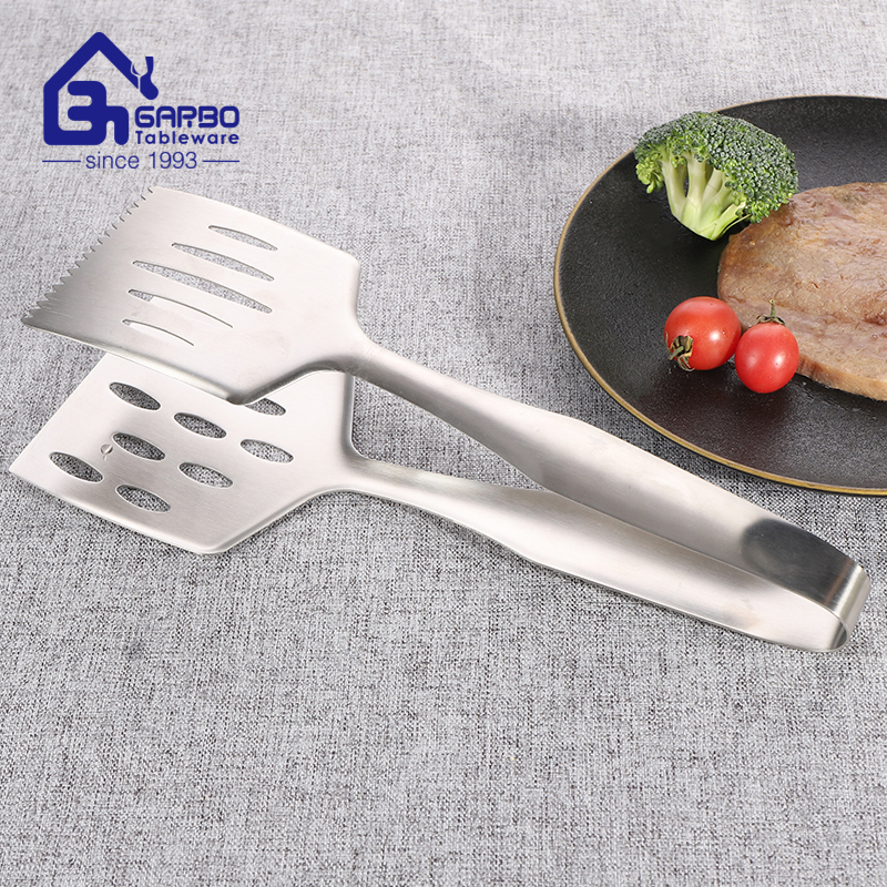 China Factory Wholesale Stainless Steel Multi-Function Food Serving Tongs Steak Tongs Bread Tongs Foods Tongs Kitchen Tools Cookware Tableware