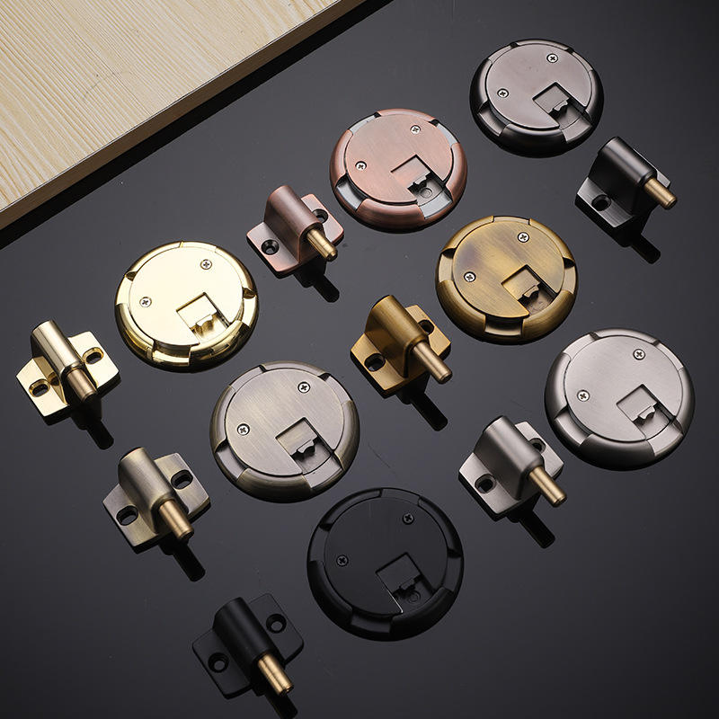 Mechanically Structural Self-Adhesive Zinc Alloy Doorstop Door Stopper for Wood Door