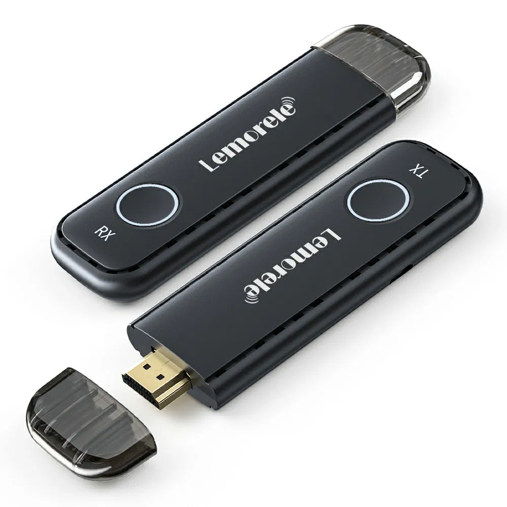 Lemorele G57 50m Range HDTV Wireless Same-Frequency 1080P 2.4GHz / 5GHz WiFi Screen Mirroring Device Transmitter for Meetings Teaching Home