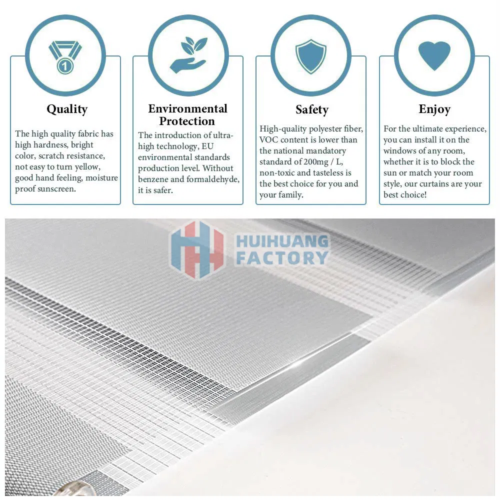 Modern Stylish Full-Blackout Zebra Blinds for Homes and Offices