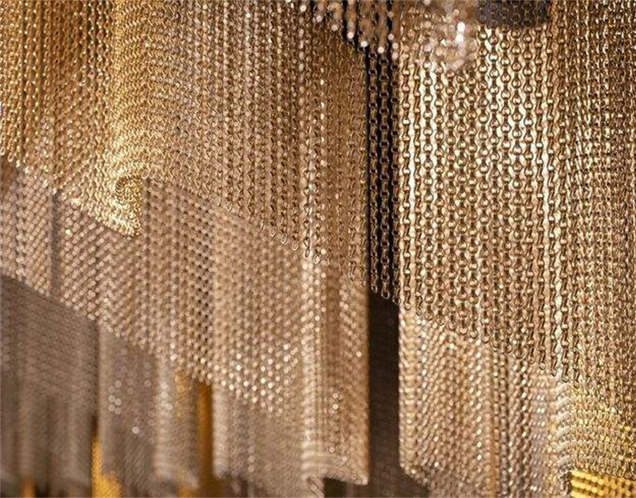 Versatile Aluminum Galvanized Double Hook Chain Link Mesh