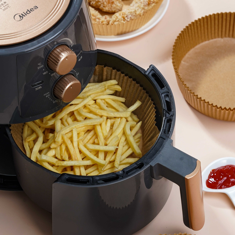 Premium Custom Air Fryer Liners with Non-Stick Baking Foil