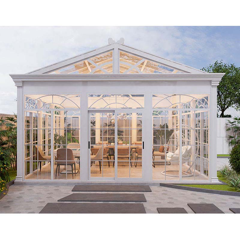 Customized Aluminum Sunroom Green House Winter Garden Sun Room Glass House