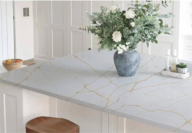 Stunning Calacatta Gold Quartz Stone Slabs for Home Design