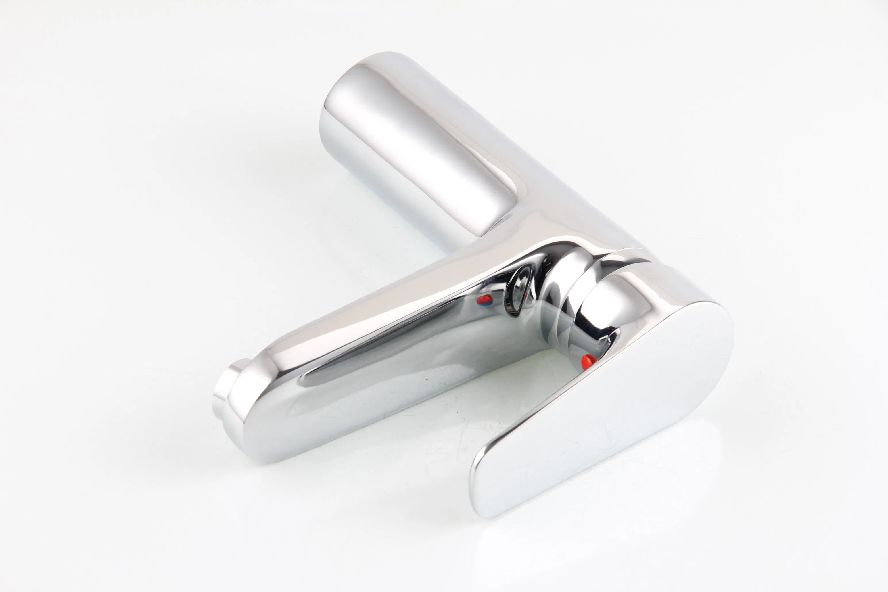 Brass Body Chrome Basin Mixer Faucet with Single Lever