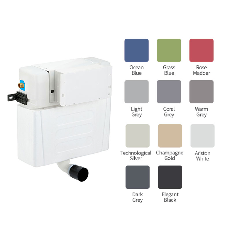 Wall Hung Wc Toilet Concealed Cistern Flush Plate Control Panel Quiet Energy Saving Hidden Water Tank