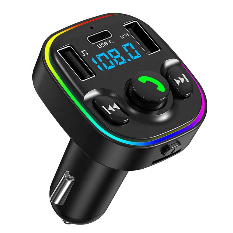 FM трансмиттер автомобильный Bluetooth MP3 громкая связь зарядка