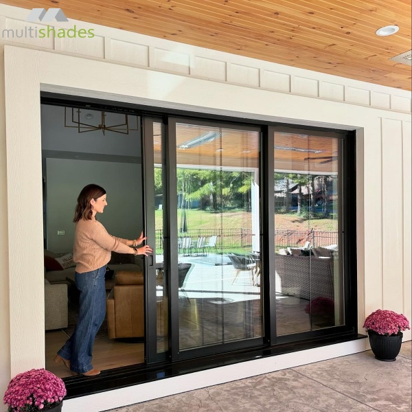 Автоматическая раздвижная дверь Multishades Premium с умным открыванием