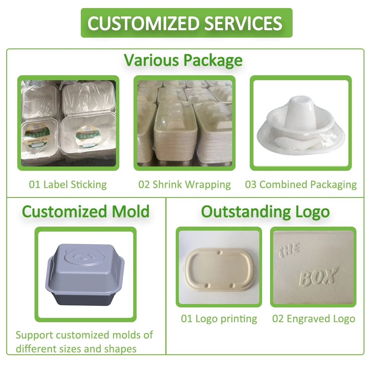 Microwave-Safe Sugarcane Tray for Office Lunches and Catering Events