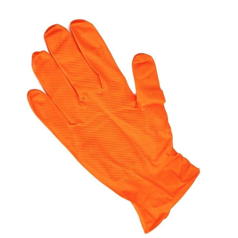 Wholesale Nitrile Diamond Pattern Gloves Disposable Industrial Gloves, Work Gloves