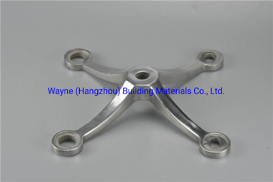 200mm Stainless Steel Glass Spider with 4 Arms; Glass Fitting Hardware, Point-Fixed Curtain Wall Hardware with High Quality and Best Price
