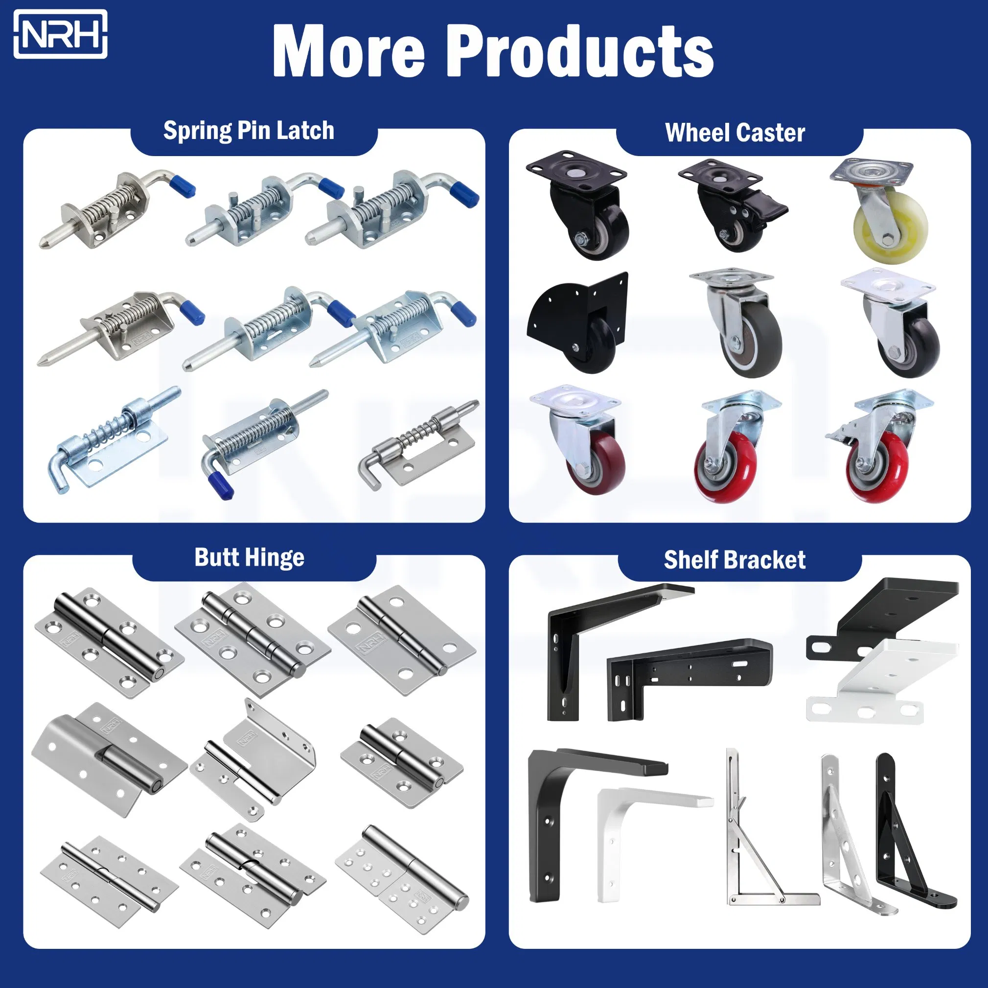 Nrh 9201 Plate Targeted Caster for DIY Projects Universal Mounting SGS Standard