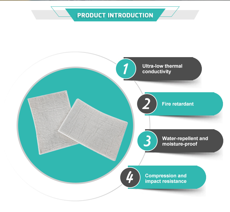 Thermal Insulation Aerogel Blanket for Building Wall Roof and Facade Systems