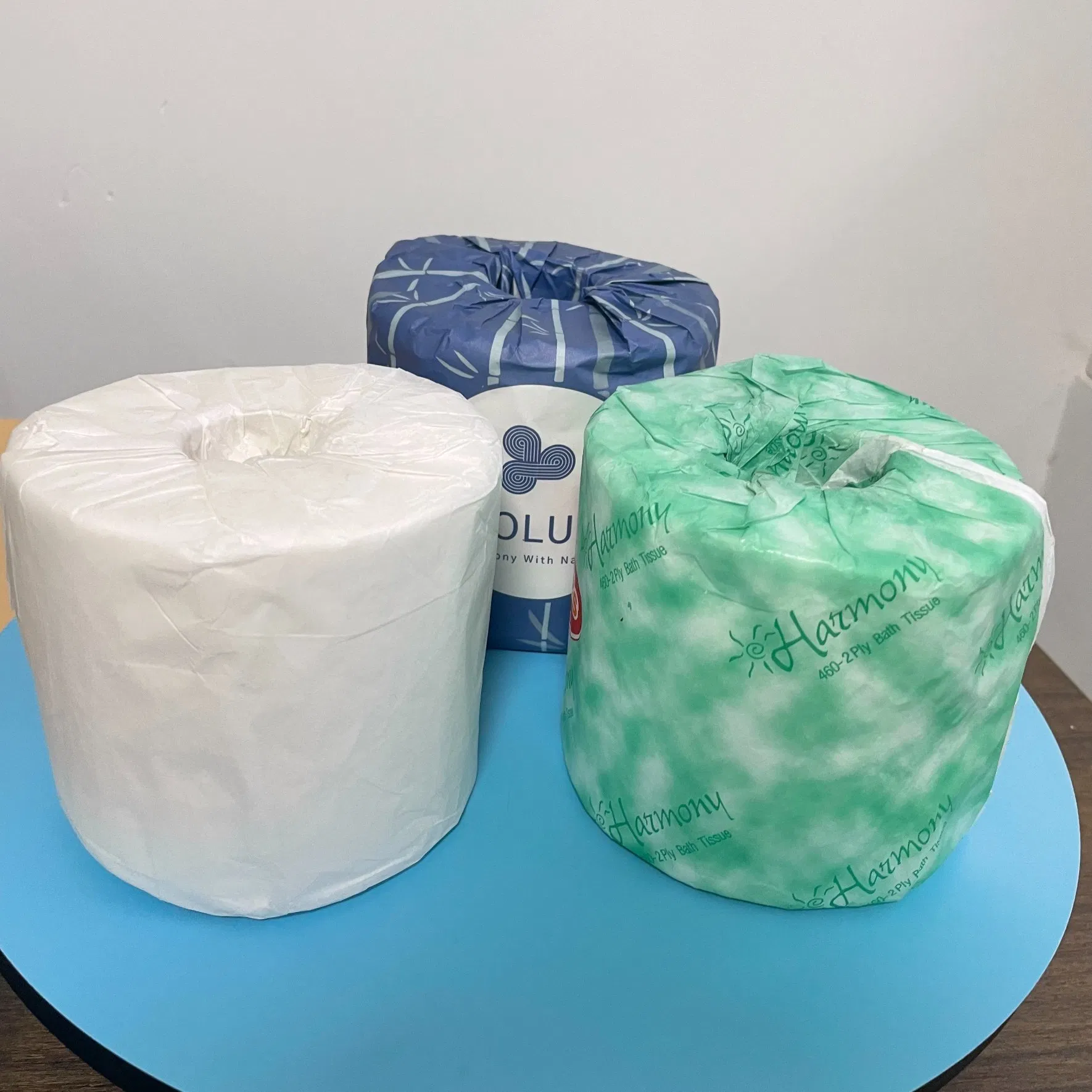 Custom Premier Good Quality 1/2/3/4 Ply 100% Bamboo Luxury Tissue Embossing Jumbo Rool Scented Bathroom Toilet Paper
