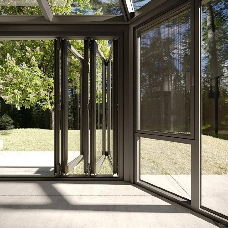 Latest Design Aluminum Extrusion Profile Prefab Sunroom