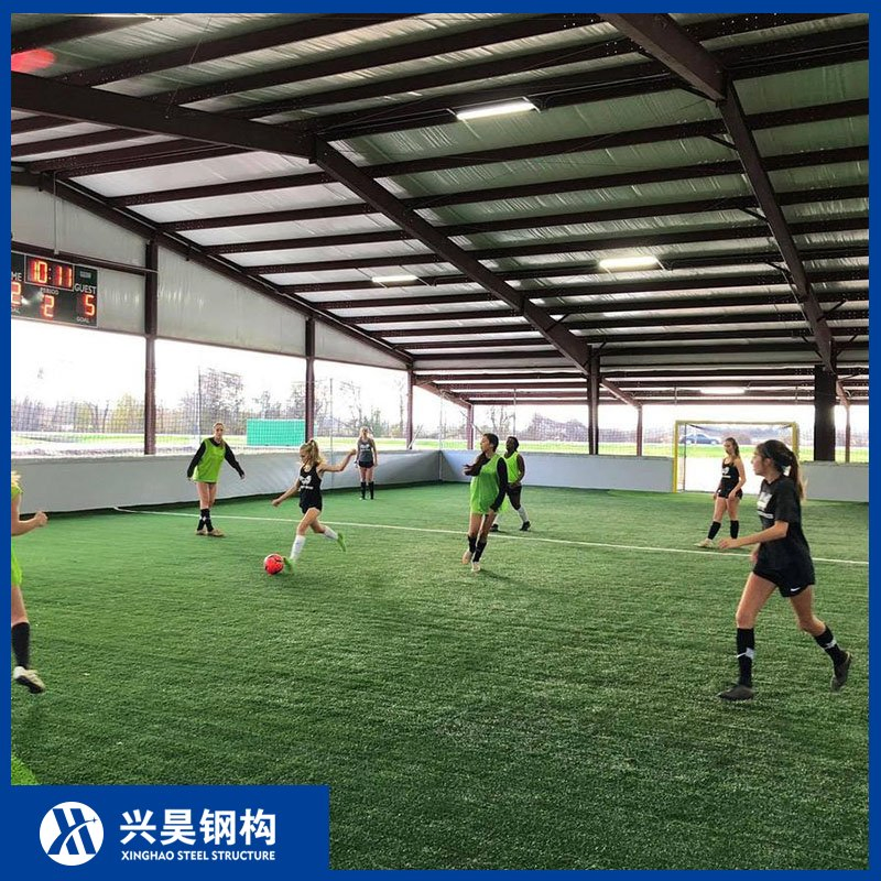 Prefabricated Steel Structure Stadium Prefab Gymnasium Modular Building Indoor Multipurpose Sports Arena
