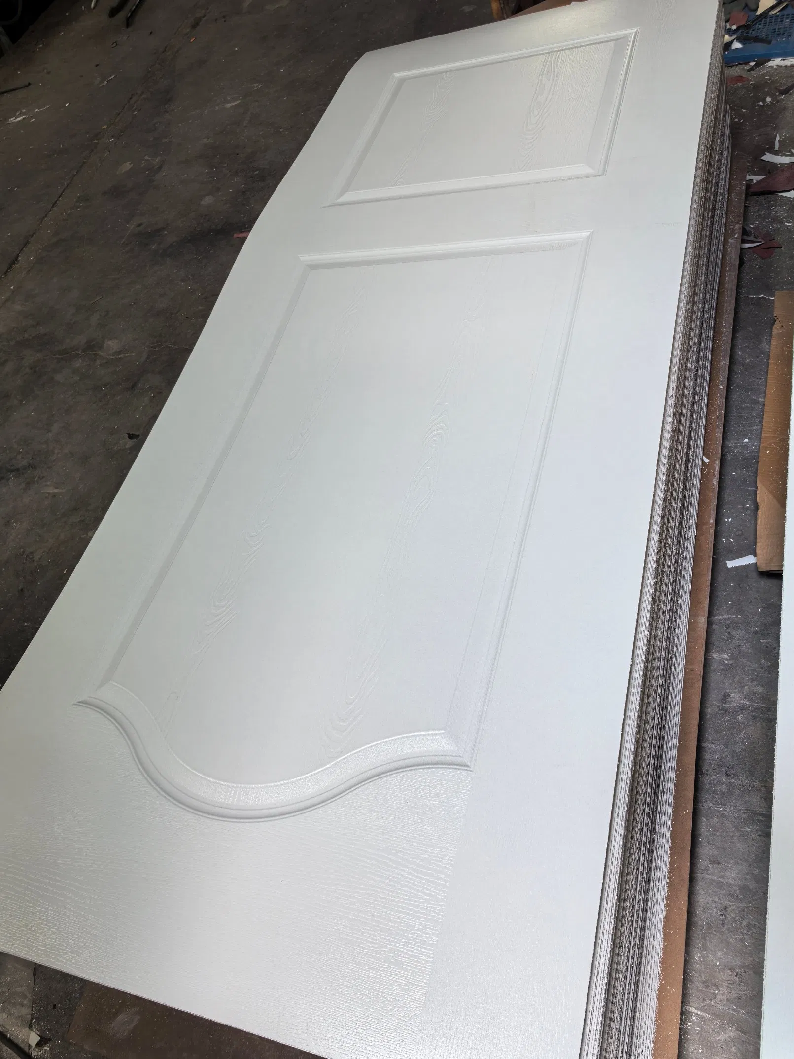 Factory HDF MDF Melamine Finished Door Cheapest Wooden Door