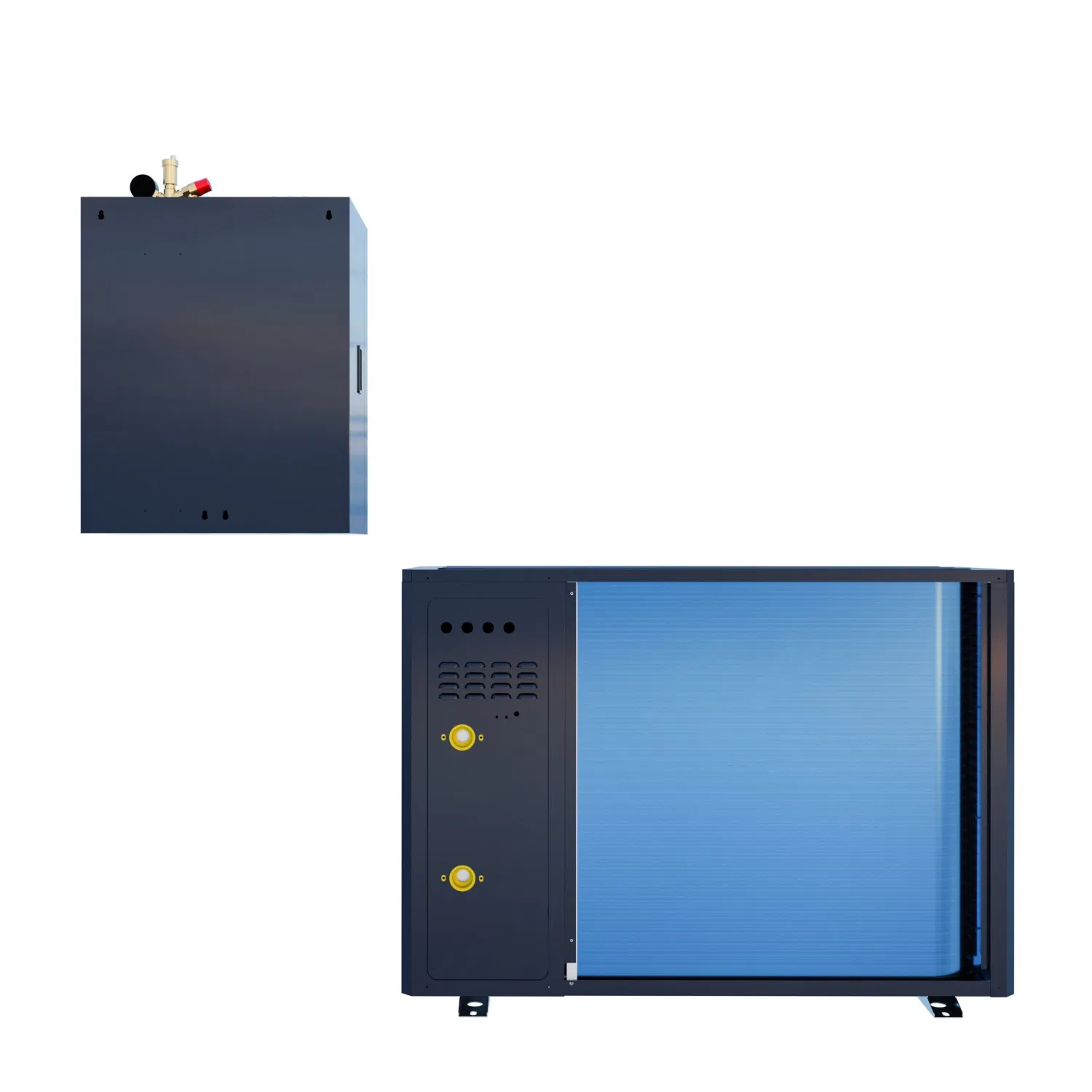 Inverter a+++ Smart 8kw Monobloc Air Source R290 Heat Pump 75° C Cooling Heating Hot Water High with Hydraulic Module