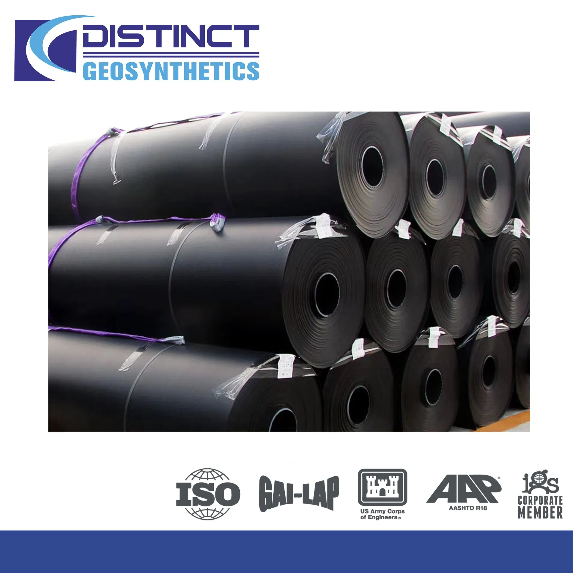 Versatile HDPE Geomembrane Liners in Various Thicknesses for All Applications