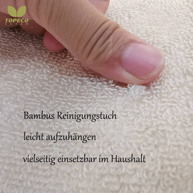 Topeco 100% Biodegradable Bamboo Fiber Cleaning Cloth Set