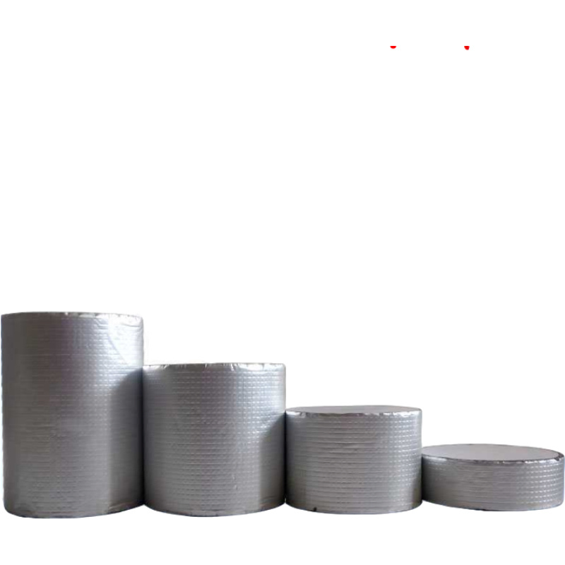 View Larger Imagesharewaterproof Self Adhesive Bitumen Asphalt Repair Tape with New Aluminum Foil Surface