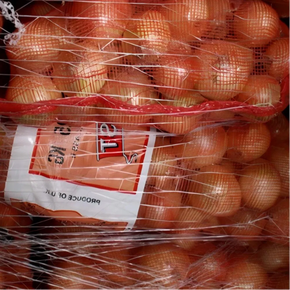 Guangyuan Custom 500mm X 800m X 8.5GSM Elastic Pallet Nets for Vegetable Pallet