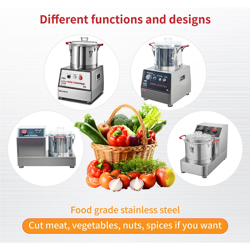 Hot Selling Stainless Steel High Speed Multi-Functional 7L Durable Food Chopper